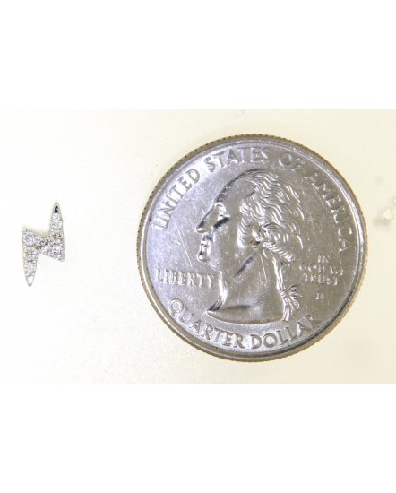 LIGHTNING BOLT STYLE DIAMOND STUDS (TE978)