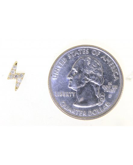 LIGHTNING BOLT STYLE DIAMOND STUDS (TE978)