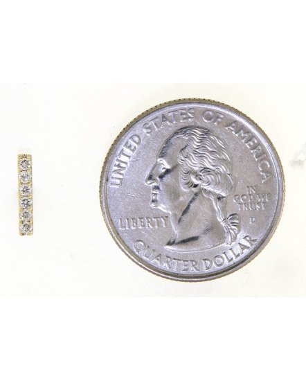 STRAIGHT BAR DIAMOND STUDS (TE979)