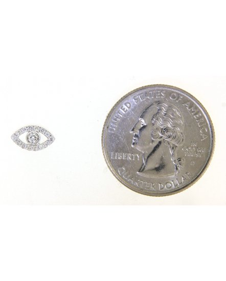 EVIL EYE STYLE DIAMOND STUDS (TE990)