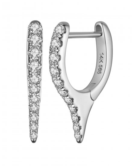 CURVED STYLE DIAMOND HUGGIES (TE992)