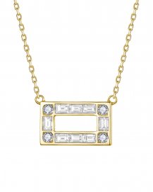 BAGUETTE DIAMOND NECKLACE (TN1003)