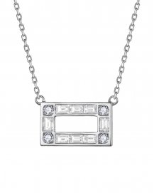 BAGUETTE DIAMOND NECKLACE (TN1003)