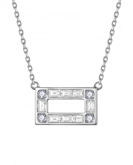 BAGUETTE DIAMOND NECKLACE (TN1003)