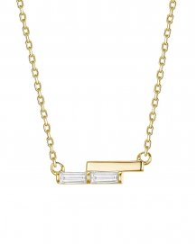 BAGUETTE DIAMOND NECKLACE (TN1005)