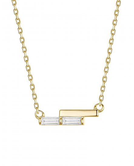 BAGUETTE DIAMOND NECKLACE (TN1005)