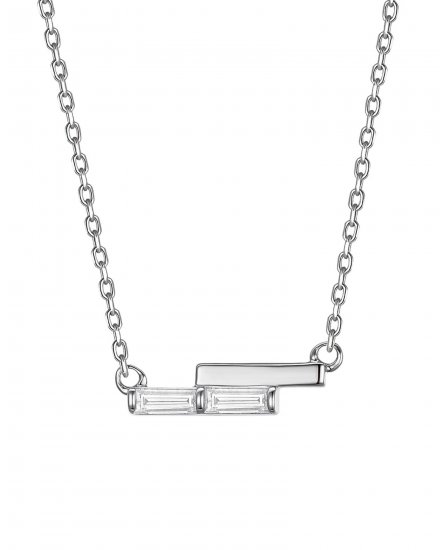 BAGUETTE DIAMOND NECKLACE (TN1005)