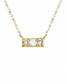 BAGUETTE DIAMOND NECKLACE (TN1006)