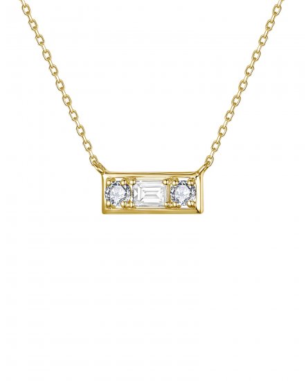 BAGUETTE DIAMOND NECKLACE (TN1006)