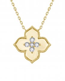 FLORAL STYLE DIAMOND NECKLACE (TN1008)