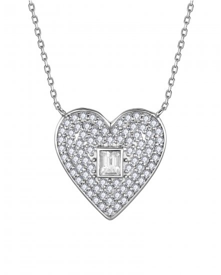HEART SHAPE DIAMOND NECKLACE (TN1013)