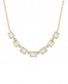 BAGUETTE DIAMOND NECKLACE (TN1015)