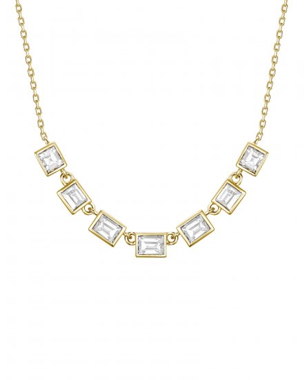 BAGUETTE DIAMOND NECKLACE (TN1015)