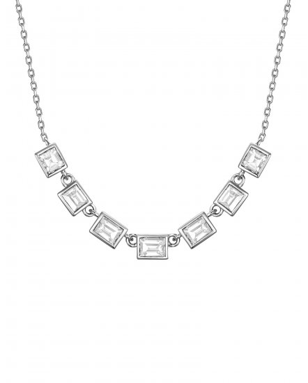 BAGUETTE DIAMOND NECKLACE (TN1015)