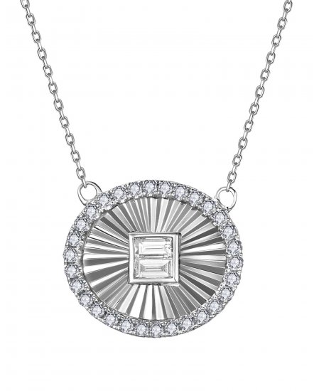 OVAL STYLE DIAMOND NECKLACE (TN1016)