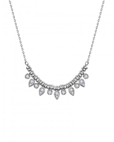 CURVED STYLE DIAMOND NECKLACE (TN1025)