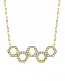 HEXAGON STYLE DIAMOND NECKLACE (TN1031)