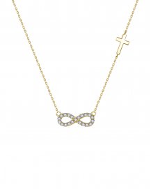 INFINITY STYLE DIAMOND NECKLACE (TN1035)