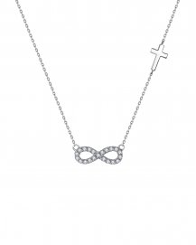 INFINITY STYLE DIAMOND NECKLACE (TN1035)