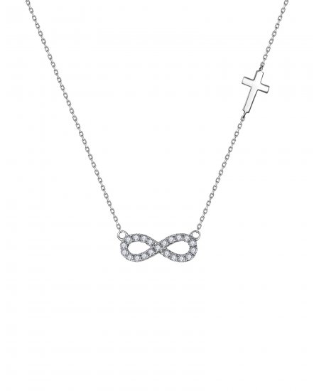 INFINITY STYLE DIAMOND NECKLACE (TN1035)