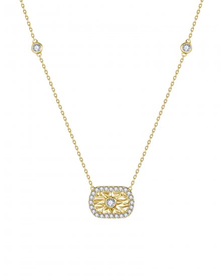 BAR STYLE DIAMOND NECKLACE (TN1038)