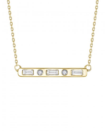 BAGUETTE DIAMOND NECKLACE (TN1039)