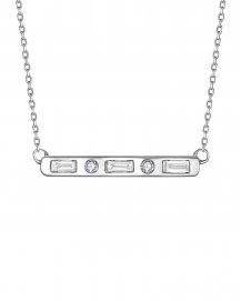 BAGUETTE DIAMOND NECKLACE (TN1039)