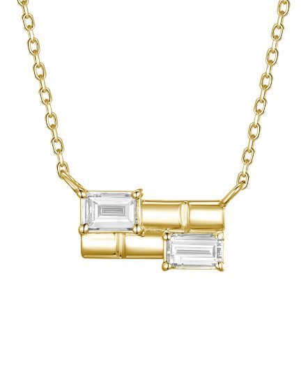 BAGUETTE DIAMOND NECKLACE (TN1041)