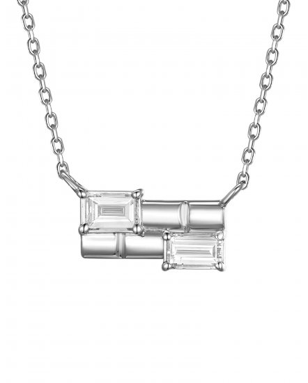 BAGUETTE DIAMOND NECKLACE (TN1041)