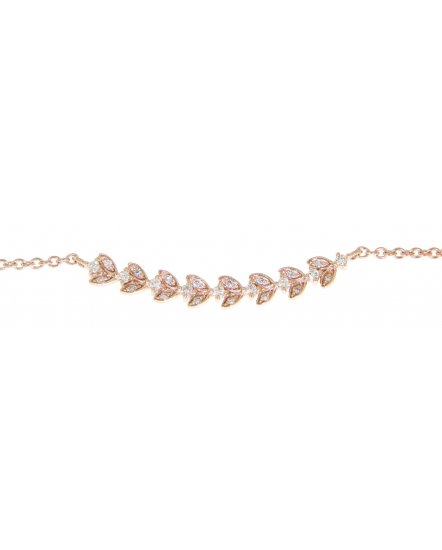 LEAF STYLE DIAMOND NECKLACE (TN211)