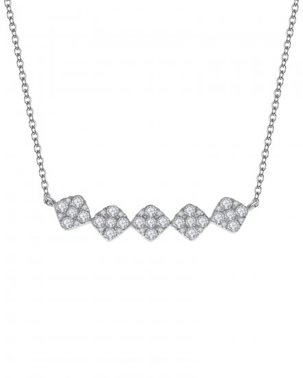SQUARE DIAMOND NECKLACE (TN213)