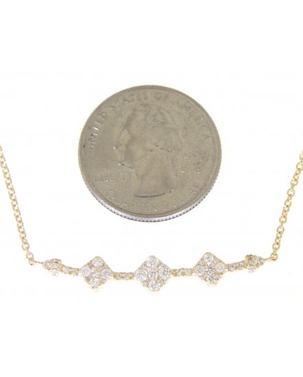 CLUSTER DIAMOND NECKLACE (TN215)