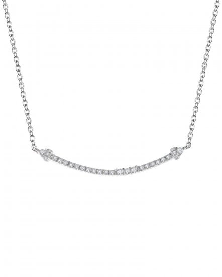 CURVED STYLE DIAMOND NECKLACE (TN217)
