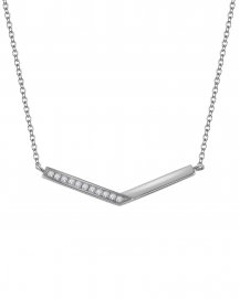 V SHAPE DIAMOND NECKLACE (TN219)