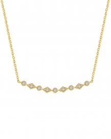 CURVED STYLE DIAMOND NECKLACE (TN222)