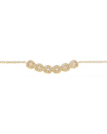 FOUR LEAF STYLE DIAMOND NECKLACE (TN231)