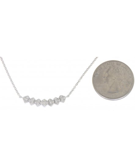 SQUARE DIAMOND NECKLACE (TN234)