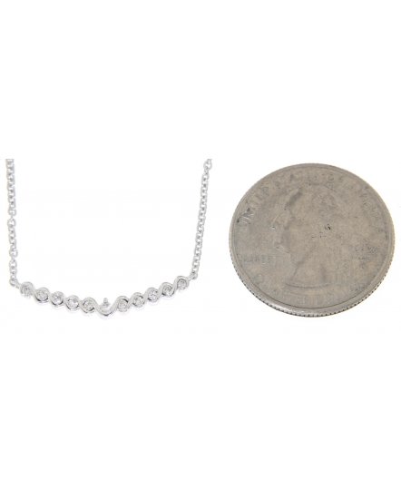 CRISS CROSS STYLE DIAMOND NECKLACE (TN237)