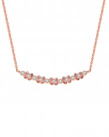 FLORAL STYLE DIAMOND NECKLACE (TN239)
