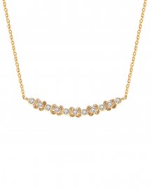 FLORAL STYLE DIAMOND NECKLACE (TN239)