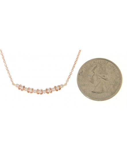 FLORAL STYLE DIAMOND NECKLACE (TN239)