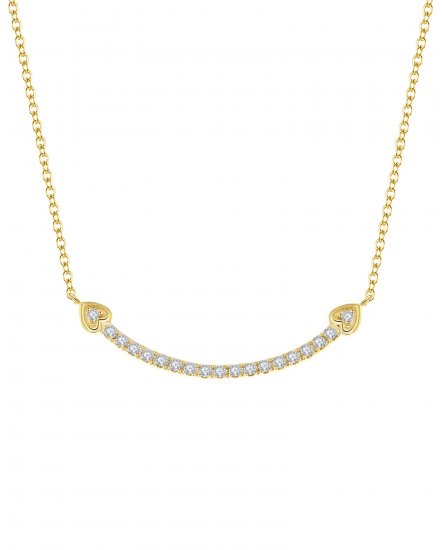 HEART SHAPE DIAMOND NECKLACE (TN240)