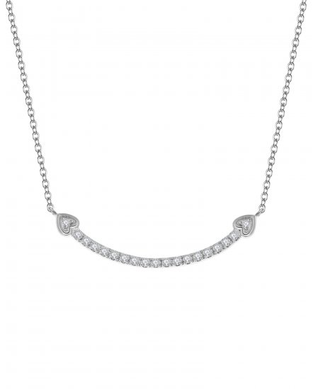 HEART SHAPE DIAMOND NECKLACE (TN240)
