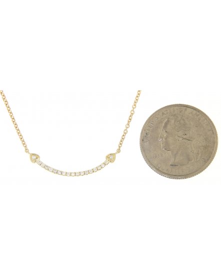 HEART SHAPE DIAMOND NECKLACE (TN240)