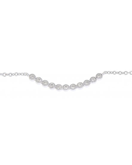 CURVED STYLE DIAMOND NECKLACE (TN241)