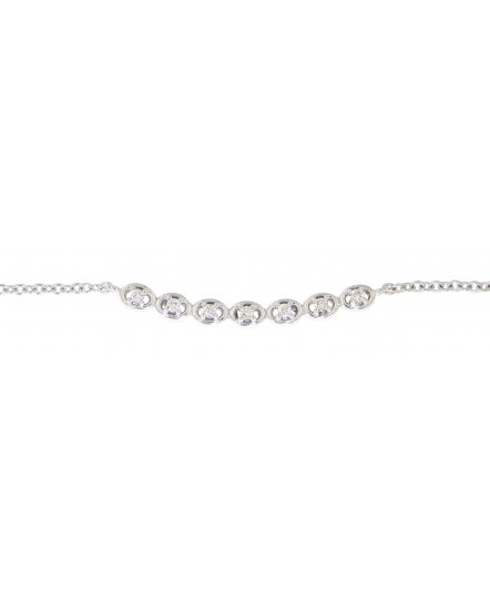 OVAL STYLE DIAMOND NECKLACE (TN242)