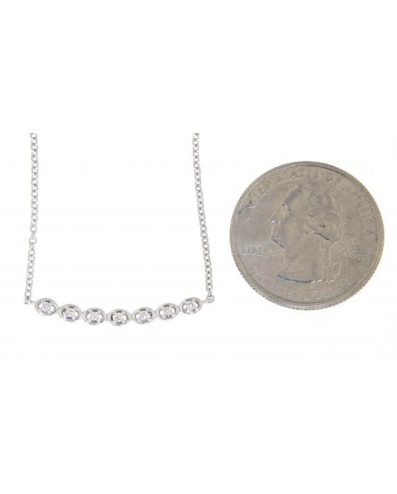 OVAL STYLE DIAMOND NECKLACE (TN242)