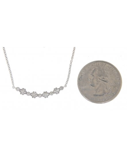 CURVED STYLE DIAMOND NECKLACE (TN250)