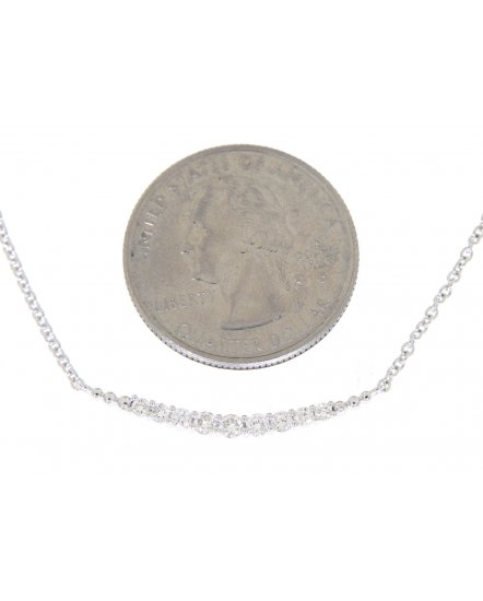 CURVED STYLE DIAMOND NECKLACE (TN258)