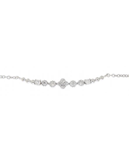 CLOVER STYLE DIAMOND NECKLACE (TN259)